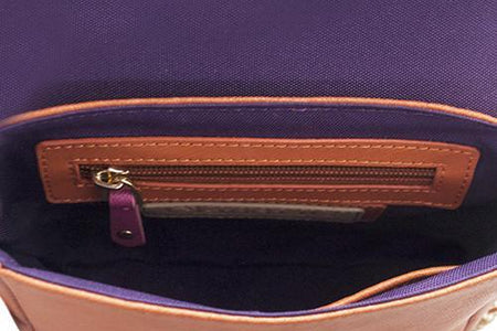 Tiny Leather Handbag -Watermelon/Orange (Option 1)