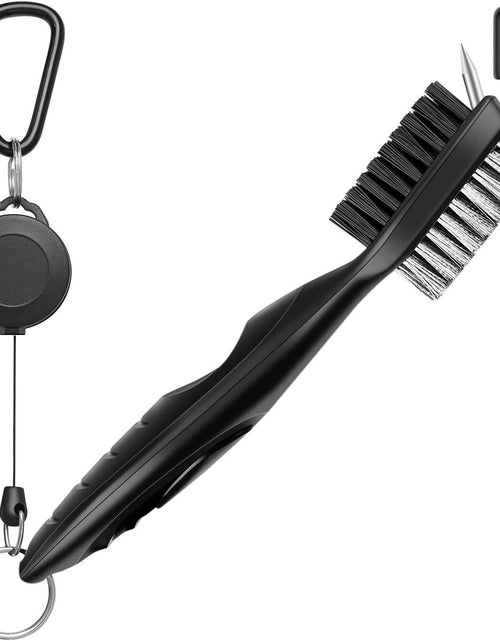 Load image into Gallery viewer, Golf Groove Sharpener Tool, Golf Club Groove Sharpener and Retractable Golf Club Brush, for Golfers, Practical Sharp and Clean Kits for All Golf Irons
