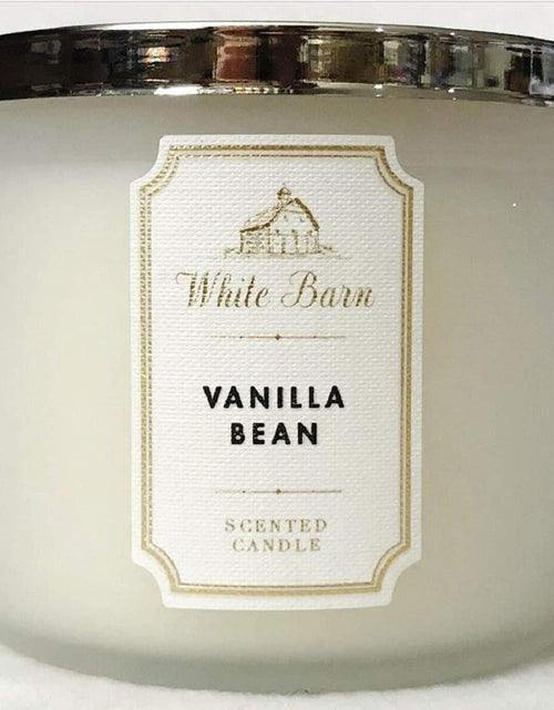 Load image into Gallery viewer, Bath &amp; Body Works White Barn 3-Wick Candle in Vanilla Bean
