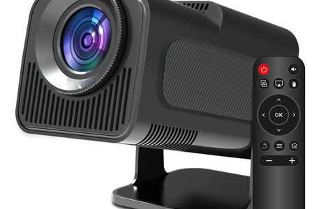 4K Native 1080P Android 11 Projector 390ANSI HY320 Dual Wifi6 BT5.0 Cinema Outdoor Portable Projetor Upgrated HY300