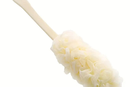 Long Handle Bath Brush and Loofah for Shower Use