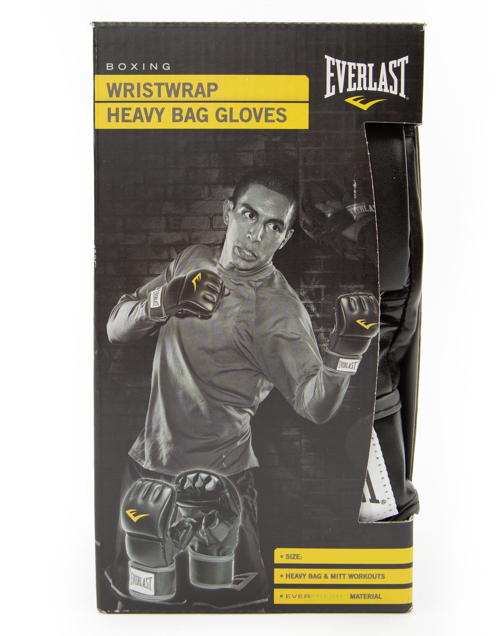Wrist Wrap Heavy Bag Gloves, S/M, Black – for Mitts, Reflex & Bag Training