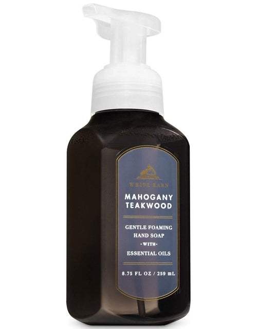 Load image into Gallery viewer, Bath Body Works Gentle Foaming Hand Soap Mahogany Teakwood
