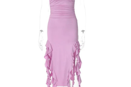 Split Maxi Bodycon Dress