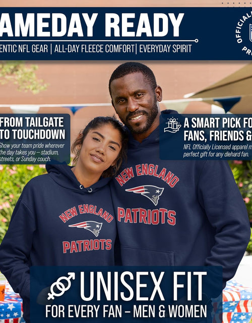 Load image into Gallery viewer, NFL Gameday Adult Hooded Sweatshirt, Pro Football Fleece Hoodie Pullover Sweatshirt

