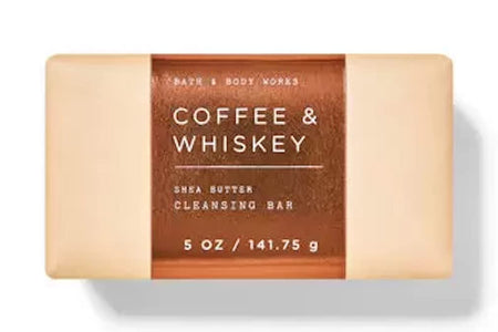 Bath & Body Works Coffee & Whiskey Shea Butter Cleansing Bar Soap 4.2 oz (Coffee & Whiskey)
