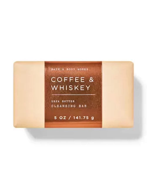 Load image into Gallery viewer, Bath &amp; Body Works Coffee &amp; Whiskey Shea Butter Cleansing Bar Soap 4.2 oz (Coffee &amp; Whiskey)
