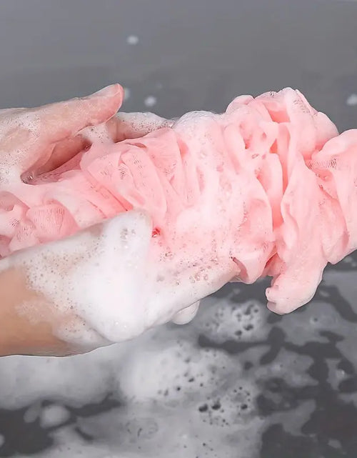 Load image into Gallery viewer, Long Handle Bath Brush and Loofah for Shower Use
