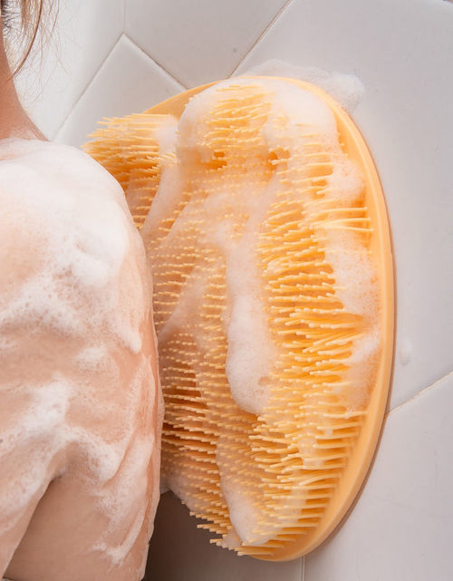 Load image into Gallery viewer, Silicone Exfoliating Bath Mat and Back Massage Brush
