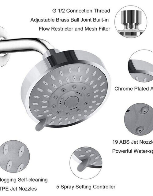 Load image into Gallery viewer, Shower Heads Handheld Spray High Pressure Adjustable Showerhead Top Spray Bath
