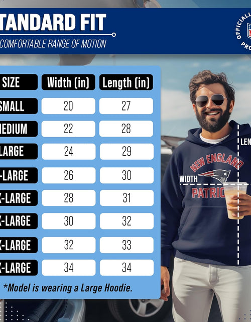 Load image into Gallery viewer, NFL Gameday Adult Hooded Sweatshirt, Pro Football Fleece Hoodie Pullover Sweatshirt

